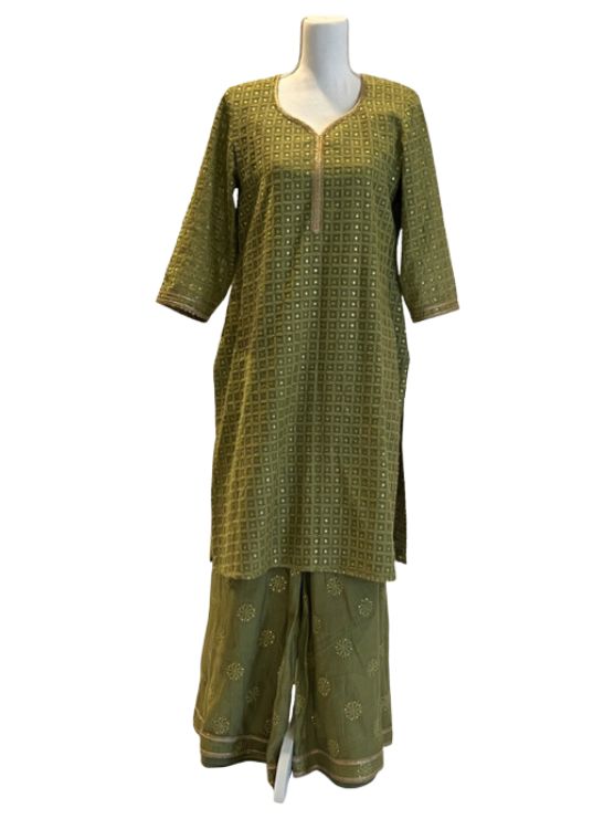 Purple - Bagh Block Print Natural Dyed Cotton Palazzo 13